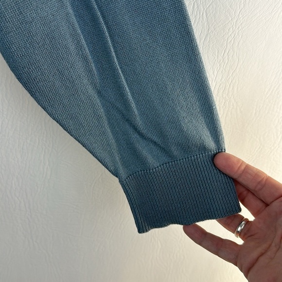 Eileen Fisher Organic Cotton Lightweight Oversized Long Sleeve Knit - Picture 4 of 7